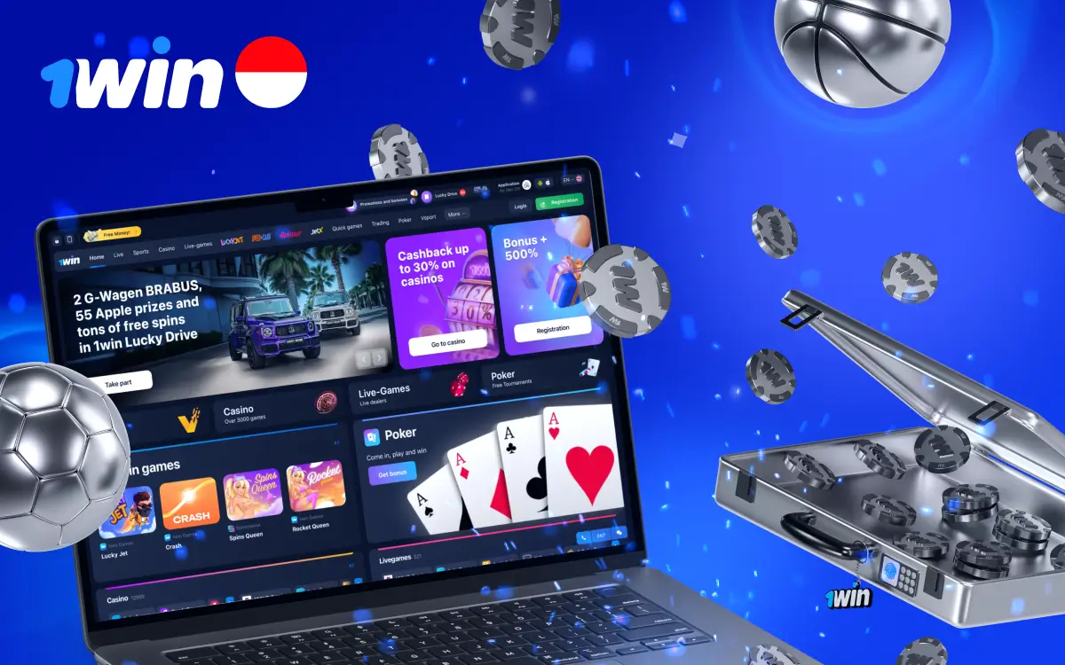1win crypto casino in Indonesia